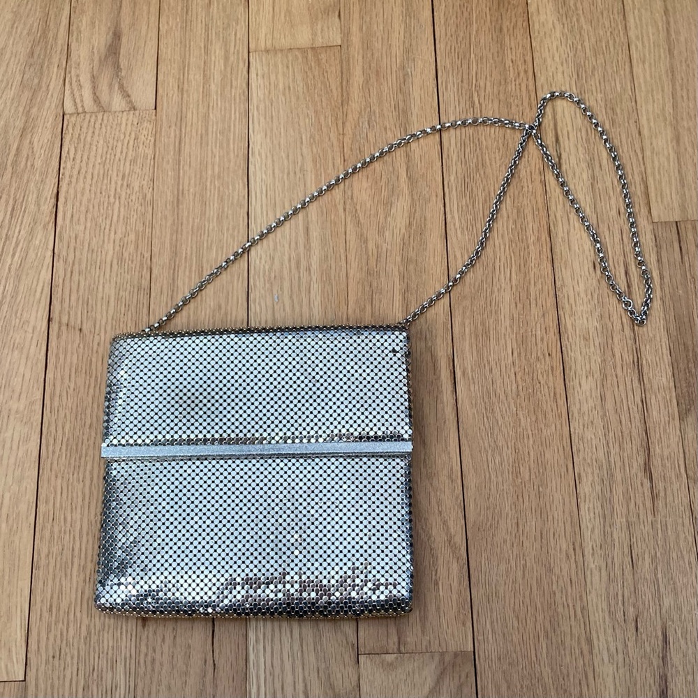 Vintage Whiting & Davis Mesh Evening Bag, 
Silver Chain Strap, 1950’s/1960’s